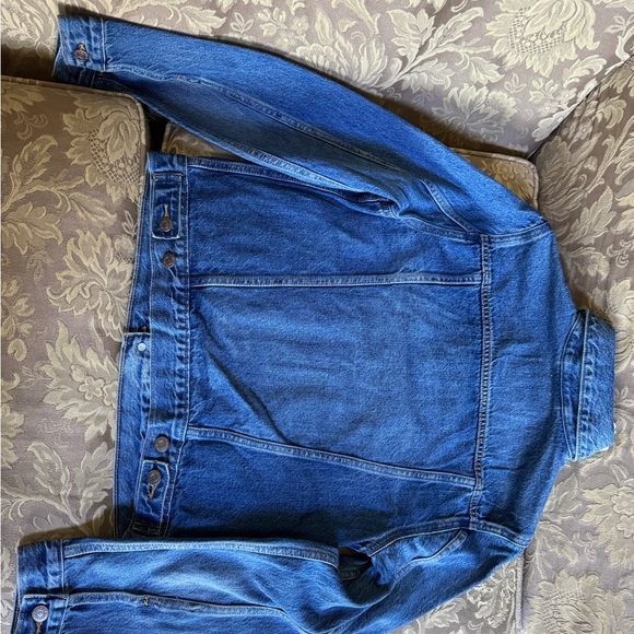 Levi’s ORIGINAL TRUCKER JACKET Soft As Butter Medium Wash blue Women Size M - Picture 12 of 16